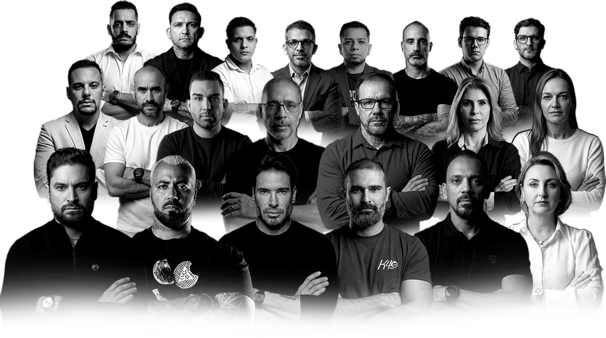 Palestrantes e consultores parceiros do Espaço Pacto Academy